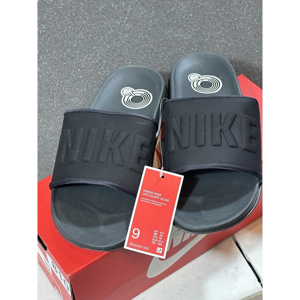 womens nike off court slides size 9
